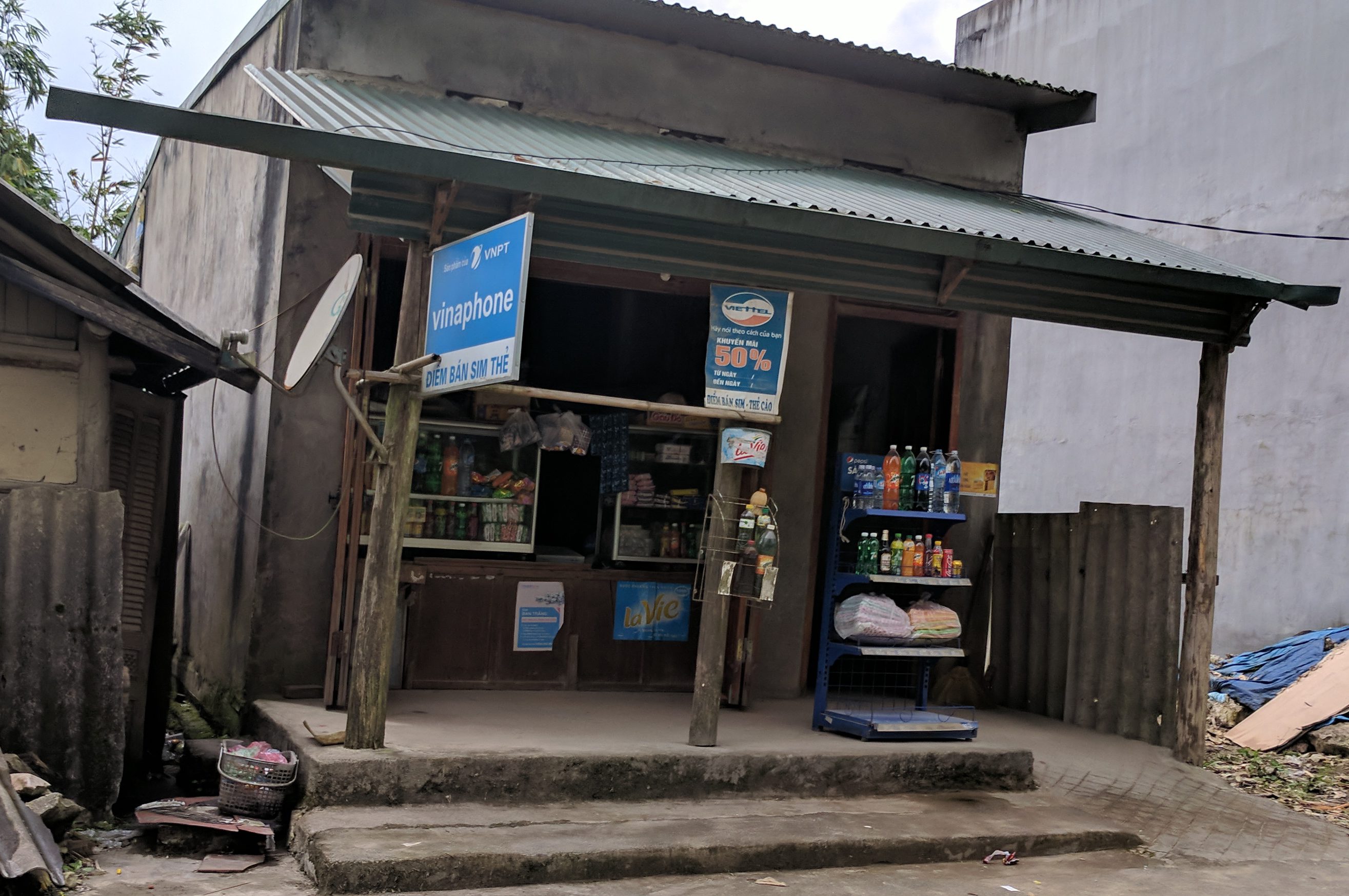 Gas station in Sa Pa, Vietnam.