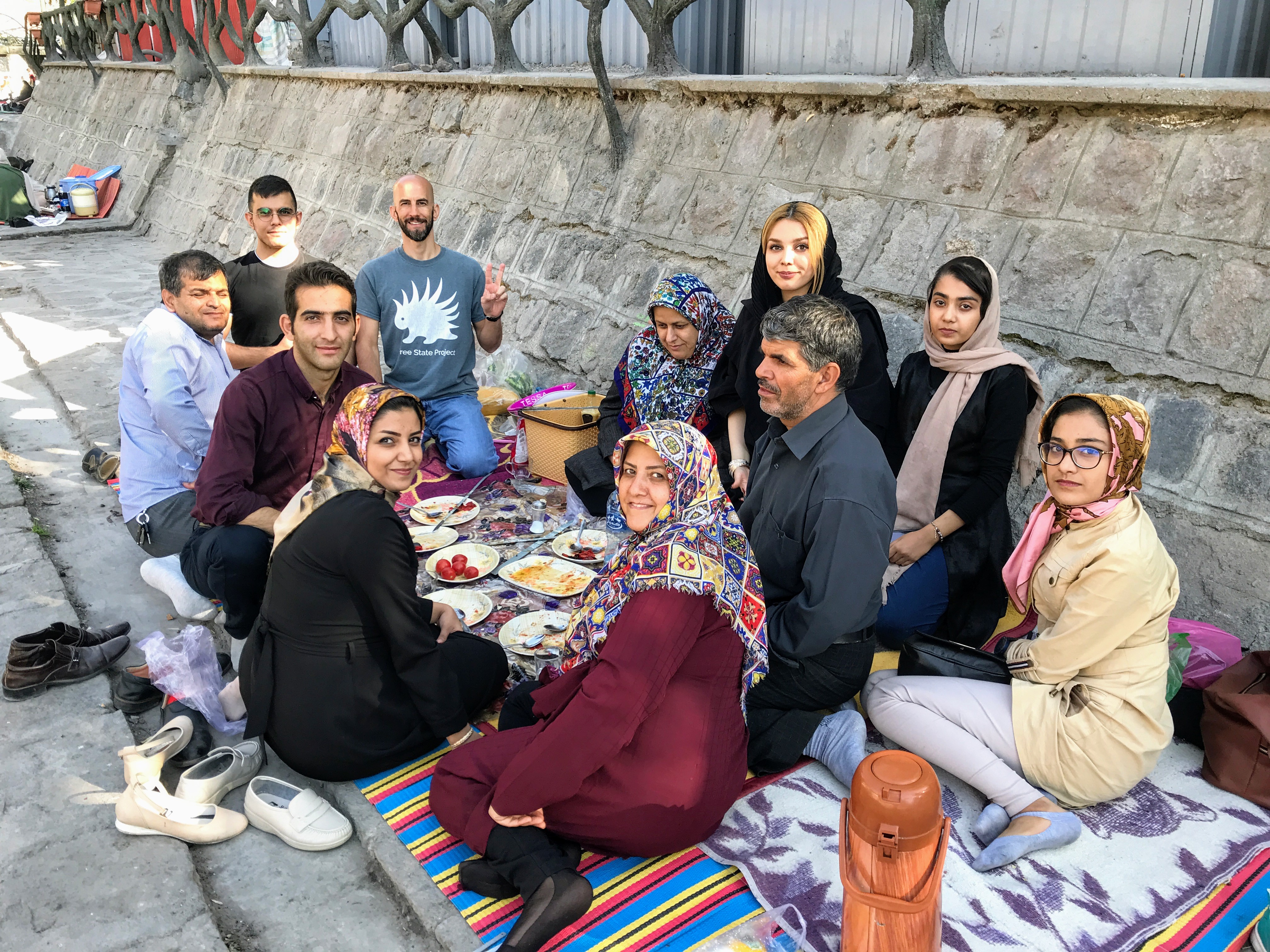 Picnics are everywhere! This was in Kandovan | Scenes from our Iran road trip | VincePerfetto.com